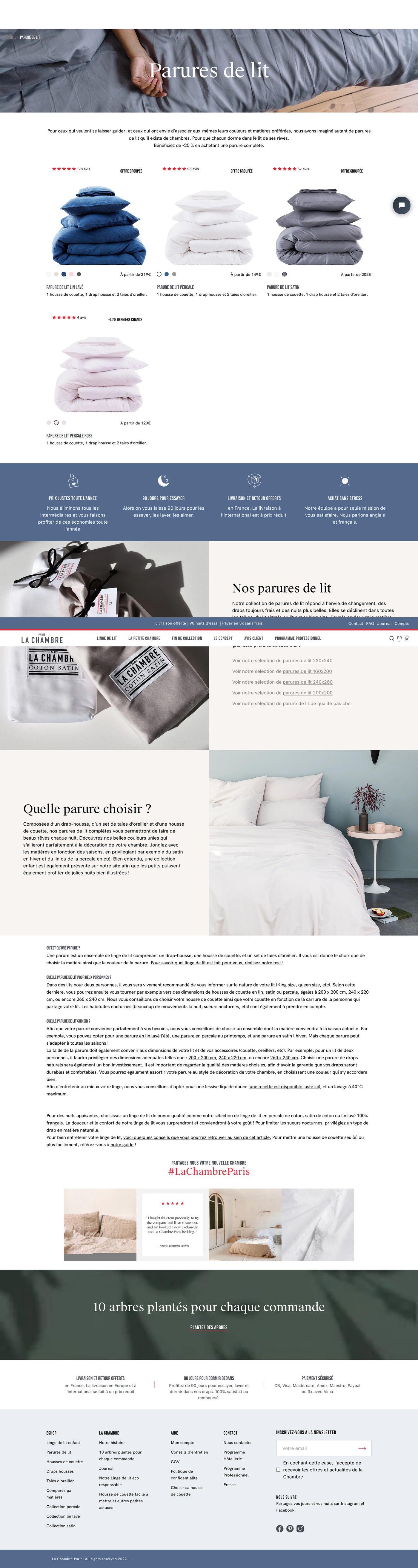 La Chambre Paris - Page Collection - Desktop