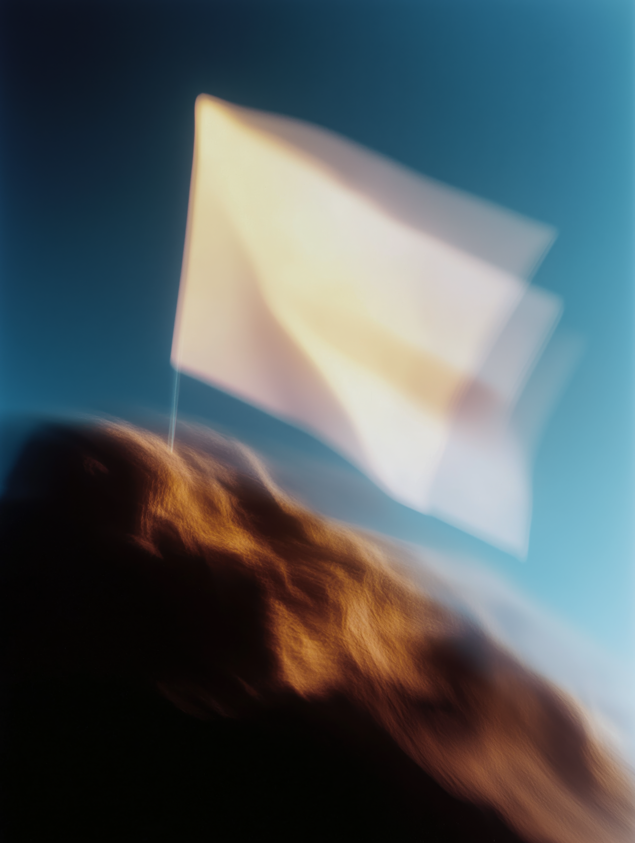 Minimalist illustration evoking agency support through site launch phase - mobile version